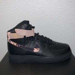 Nike acid wash Air Force 1 high top.